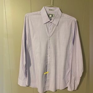 Express 1MX Dress Shirt Large Fitted